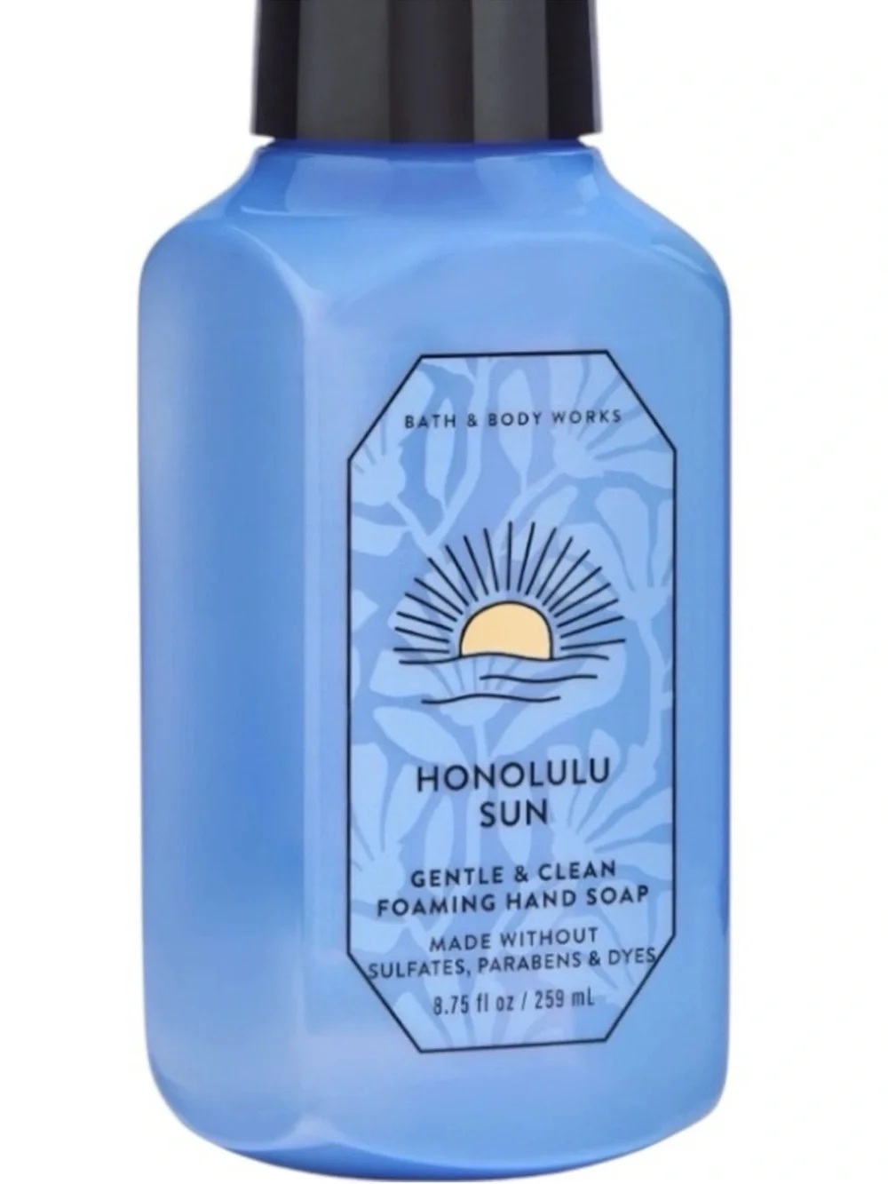 4X Bath & Body Works Blue Honolulu Sun Foaming Hand Soap 8.75 fl oz Set Bundle
